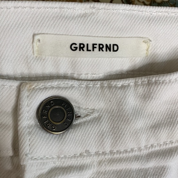 GRLFRND Kendall Jeans in White Noise - Picture 4 of 9